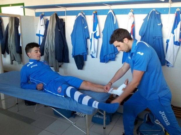 SERVICIO DE FISIOTERAPIA DEPORTIVA PREMIUMMADRID CD SAN ROQUE E.F.F TEMPORADA 13/14