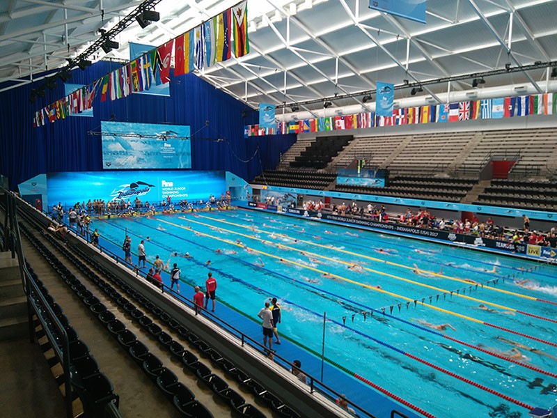 Campeonato mundial de natación junior en Indianápolis con Premium Madrid