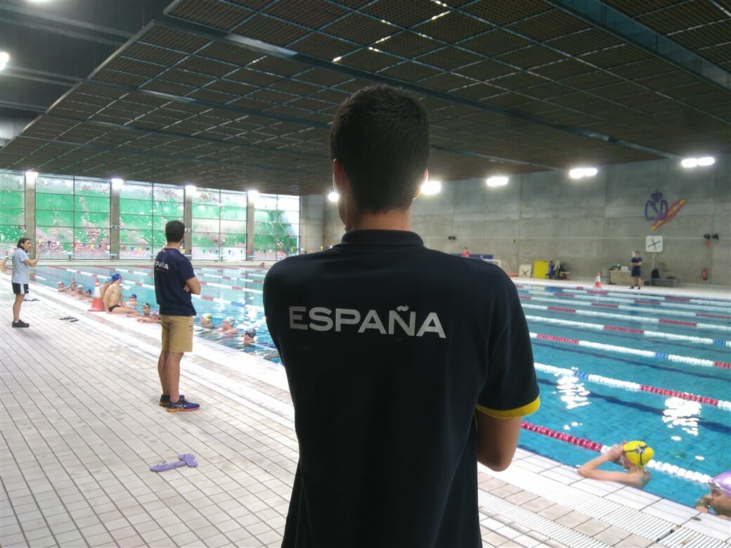 Concentración para el Campeonato de Europa Junior de Natación
